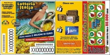 biglietto Lotteria Italia 2009