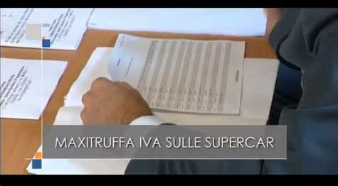 Report of the regional newscasts Umbria on the supercar scam of Perugia